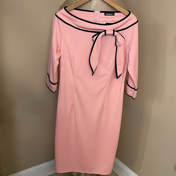Fashion MIA Pink and Black Dress Size XL New With Tags - Picture 9 of 9